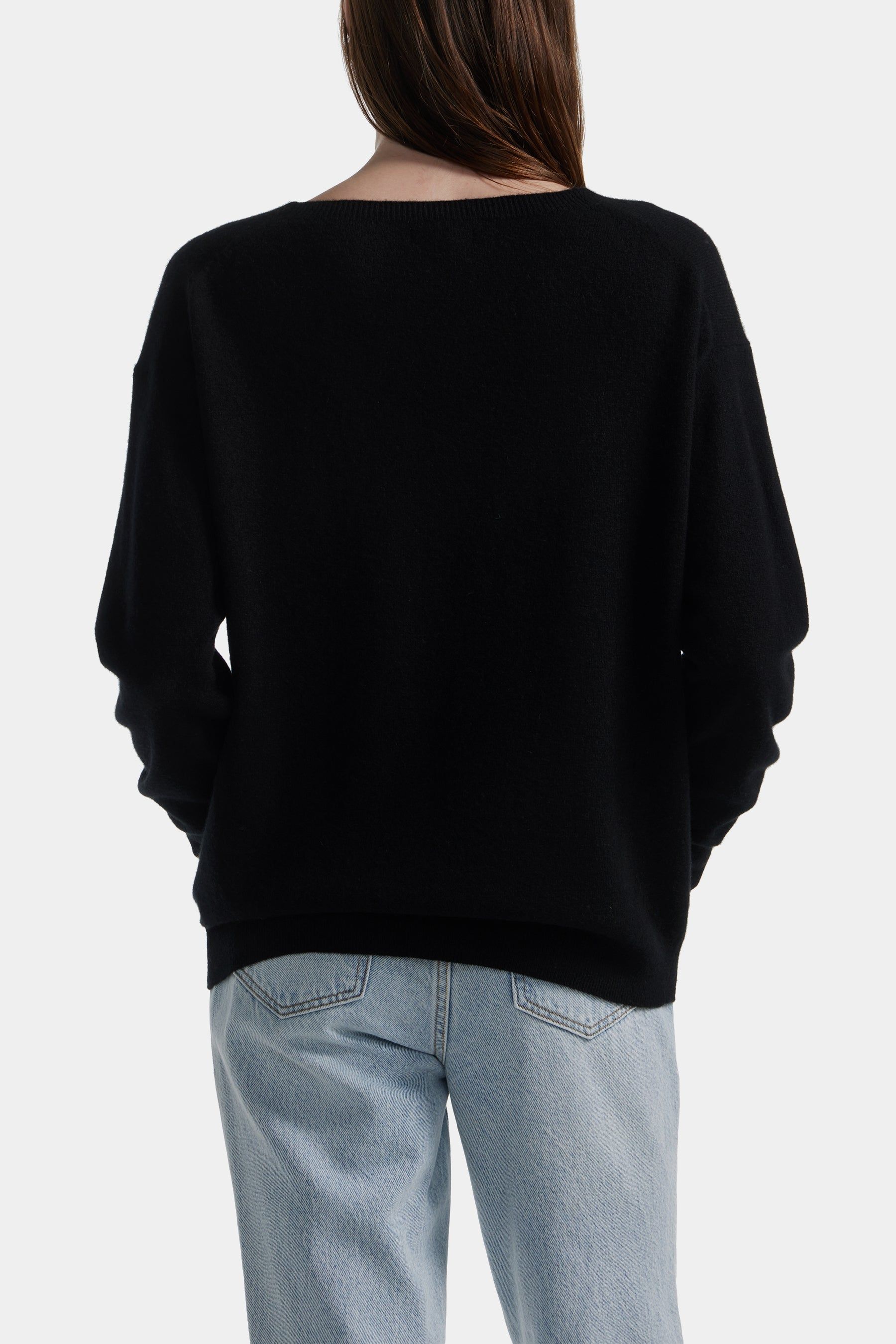 Cashmere V-neck Drop Shoulder Sweater sold by Lord & Taylor product image thumbnail 5