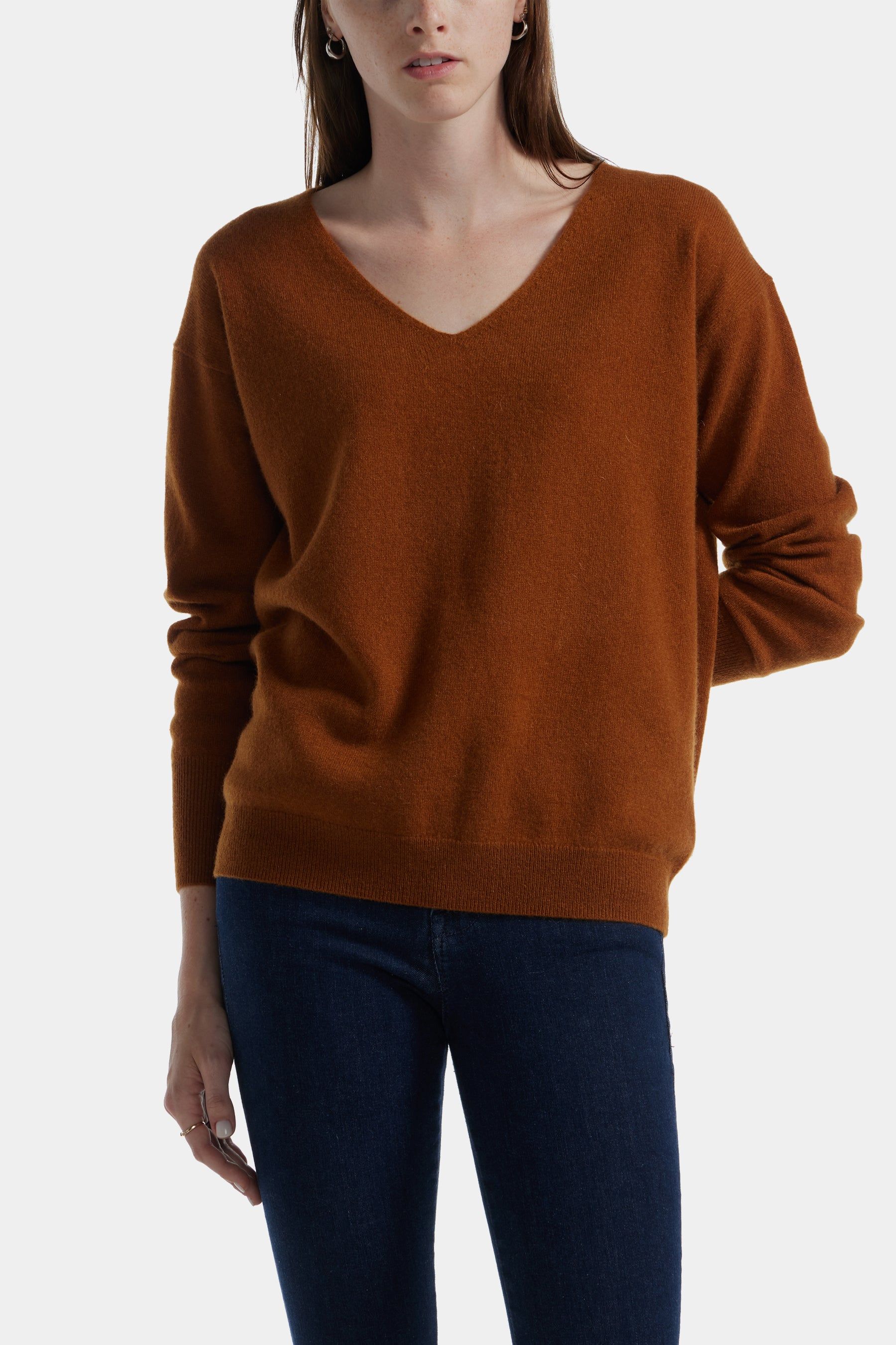 Cashmere V-neck Drop Shoulder Sweater sold by Lord & Taylor product image thumbnail 24