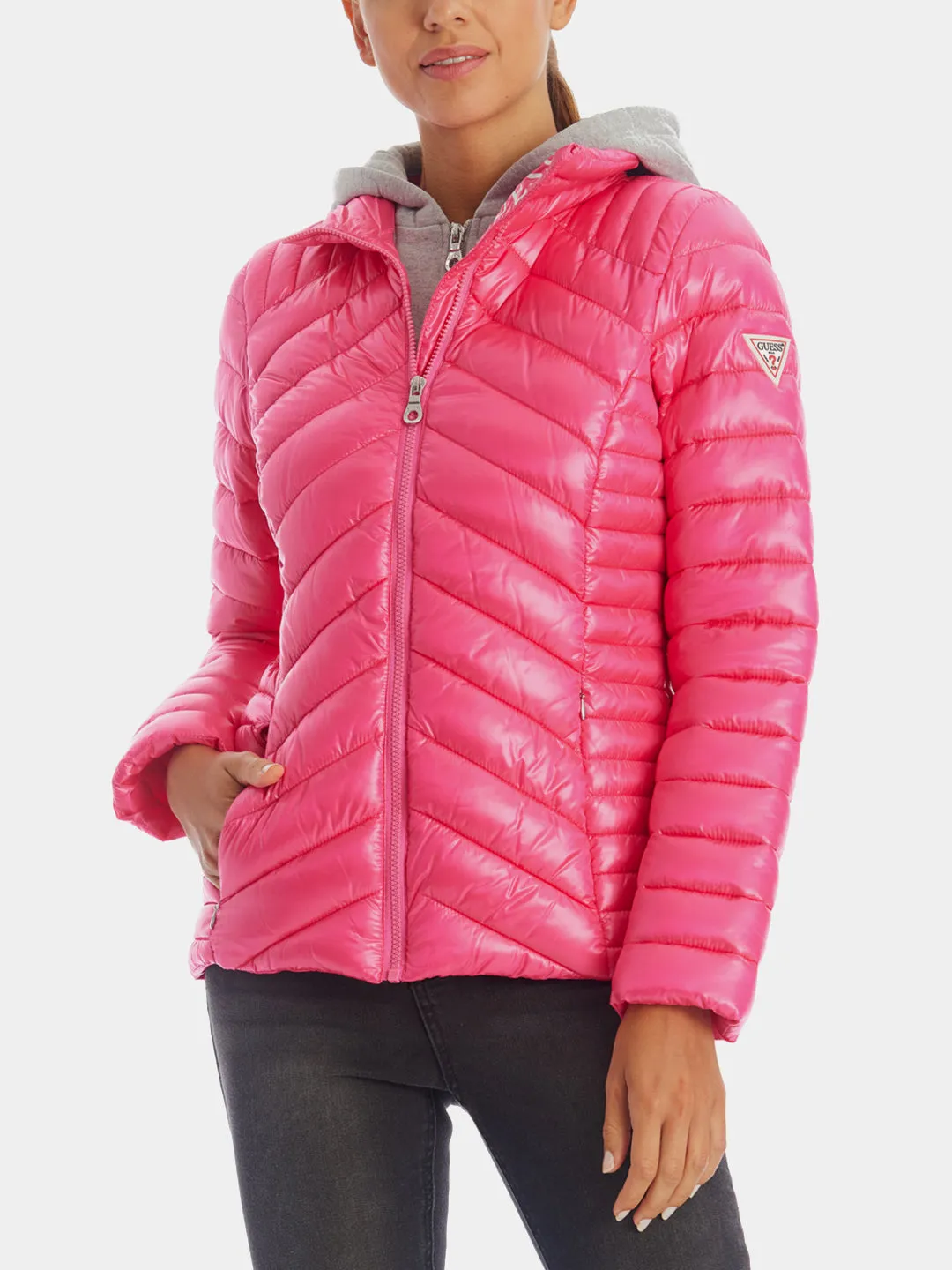 Packable Hooded Puffer Jacket sold by Lord & Taylor product image thumbnail 4