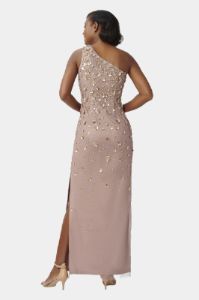 One Shoulder Beaded Gown sold by Lord & Taylor