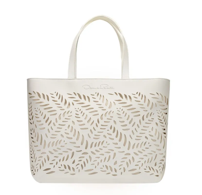 Receive a Complimentary Oscar de la Renta White Tote bag with a $101 purchase from the Oscar de la Renta Fragrance collection sold by Lord & Taylor