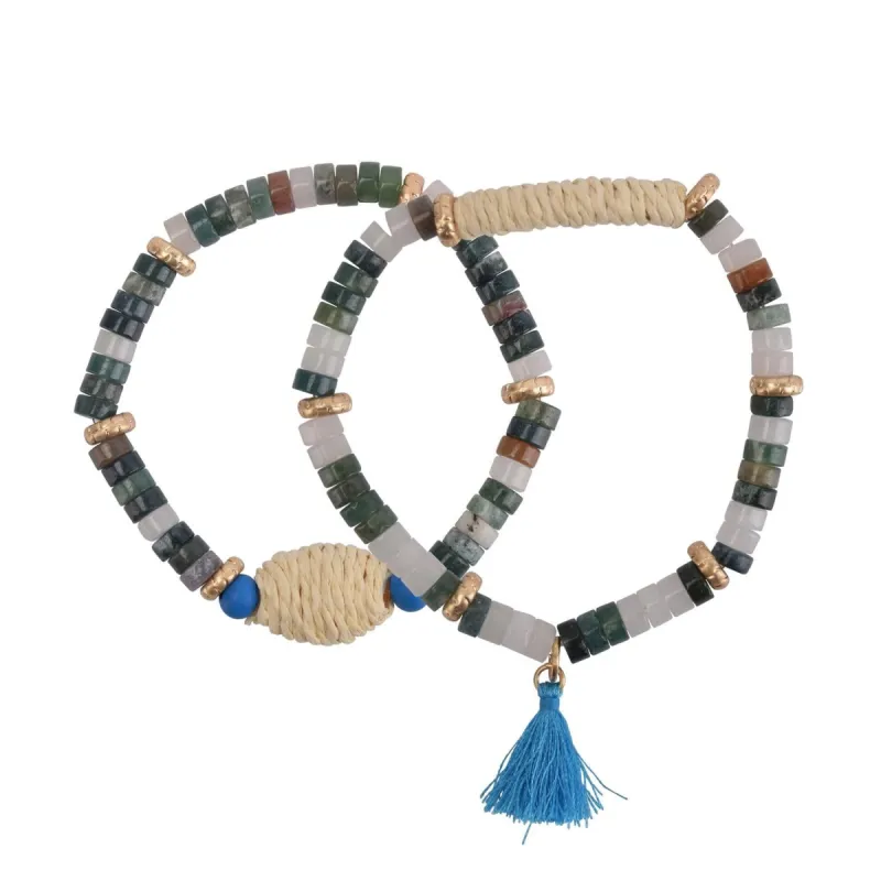 Two Piece Beaded Stretch Bracelets sold by Lord & Taylor