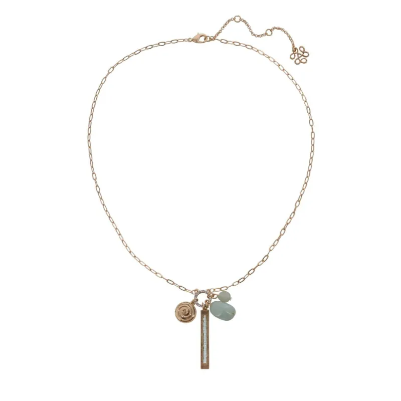 Aventurine Cluster Necklace sold by Lord & Taylor