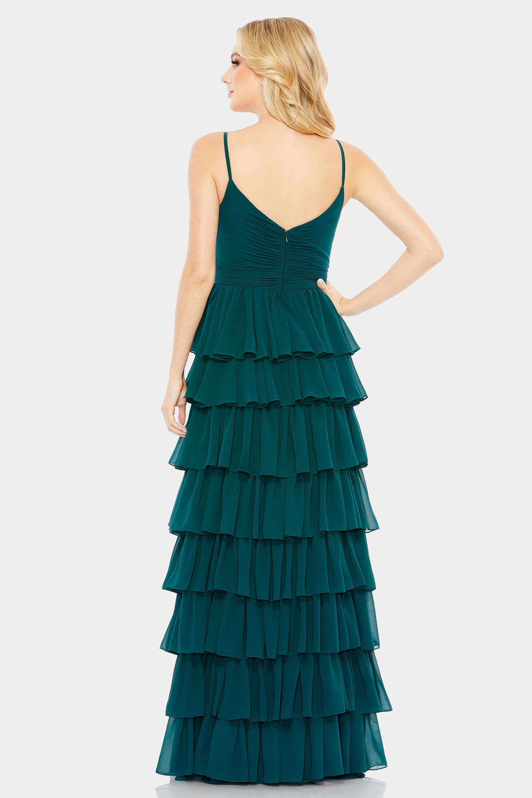 Sleeveless Tiered Ruffle Gown sold by Lord & Taylor product image thumbnail 2