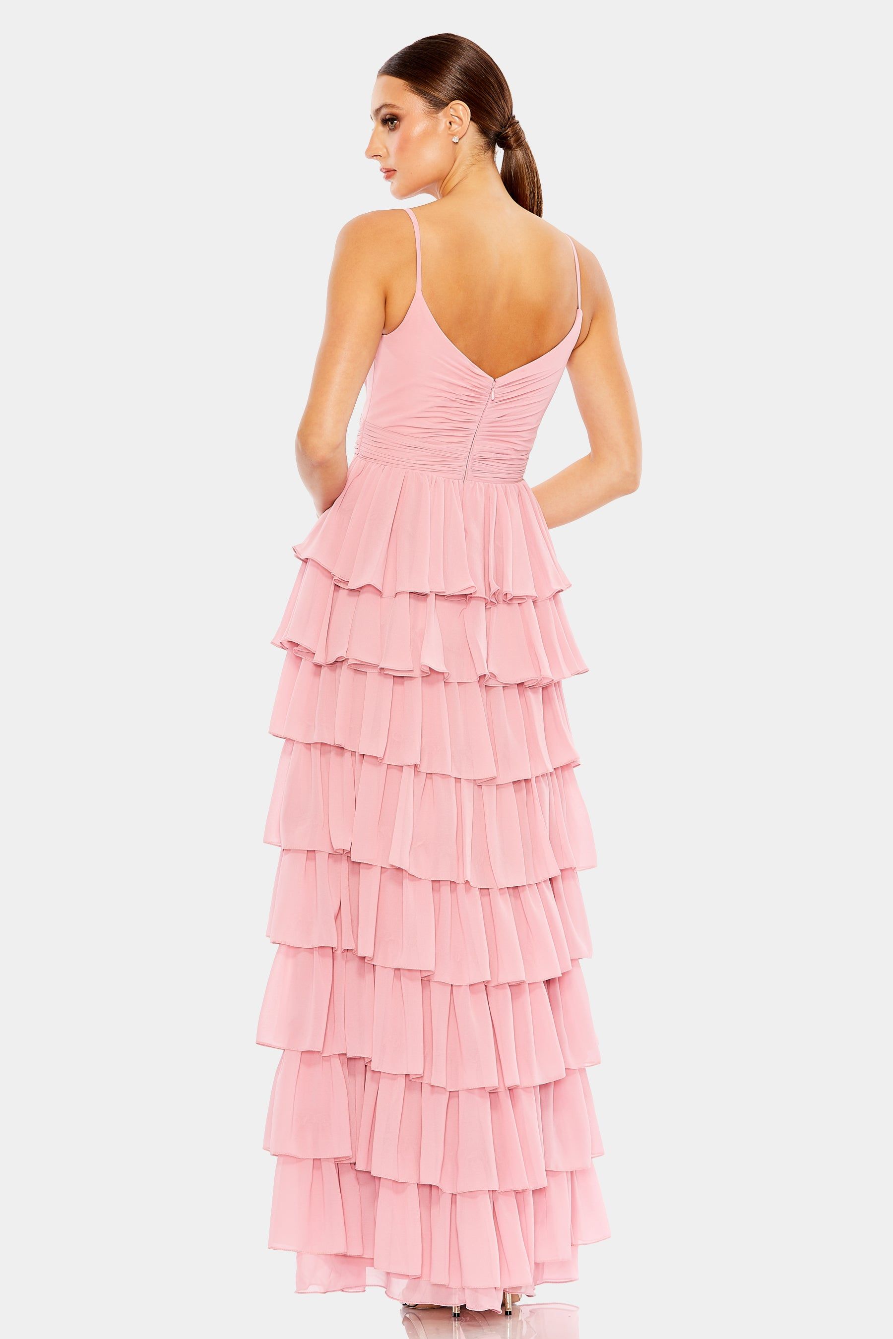 Sleeveless Tiered Ruffle Gown sold by Lord & Taylor product image thumbnail 6