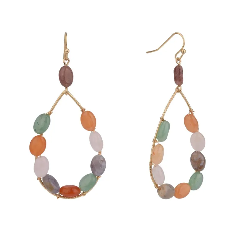 Beaded Teardrop Earrings sold by Lord & Taylor