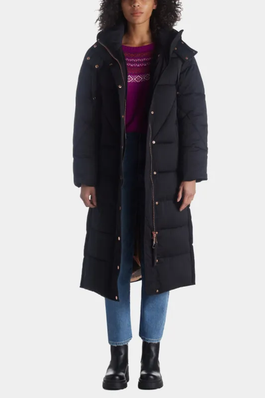 Water-Resistant Knit Longline Puffer Coat sold by Lord & Taylor