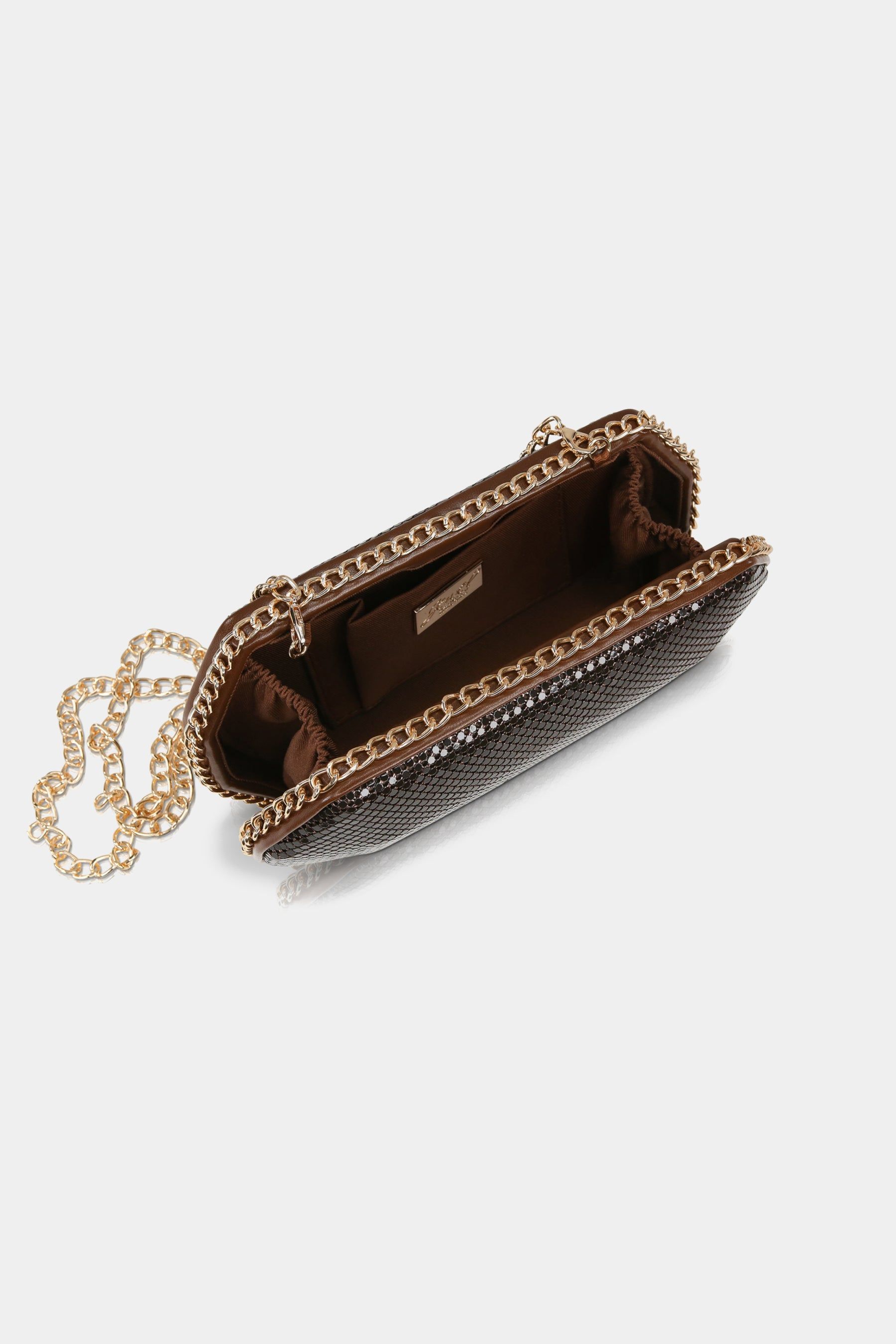 Quinn Metal Mesh Minaudiere Clutch Bag sold by Lord & Taylor product image thumbnail 12