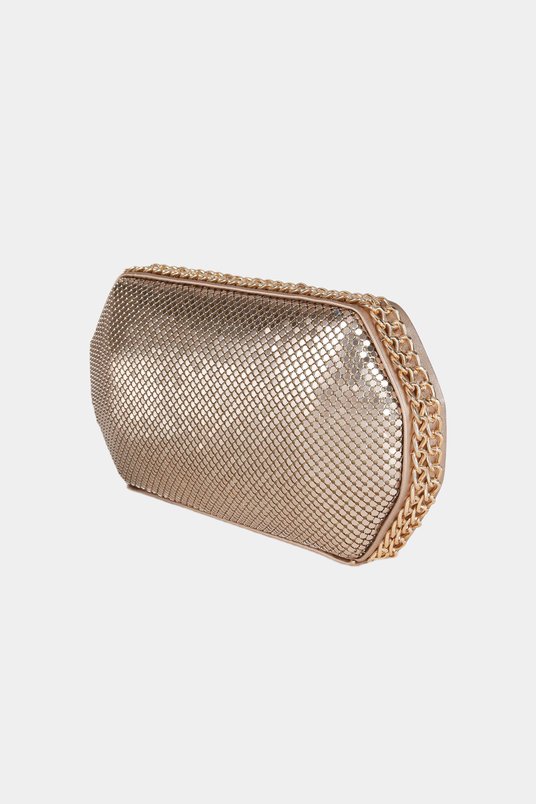 Quinn Metal Mesh Minaudiere Clutch Bag sold by Lord & Taylor product image thumbnail 3