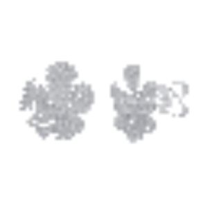14K Gold and Diamond Flower Stud Earrings sold by Lord & Taylor