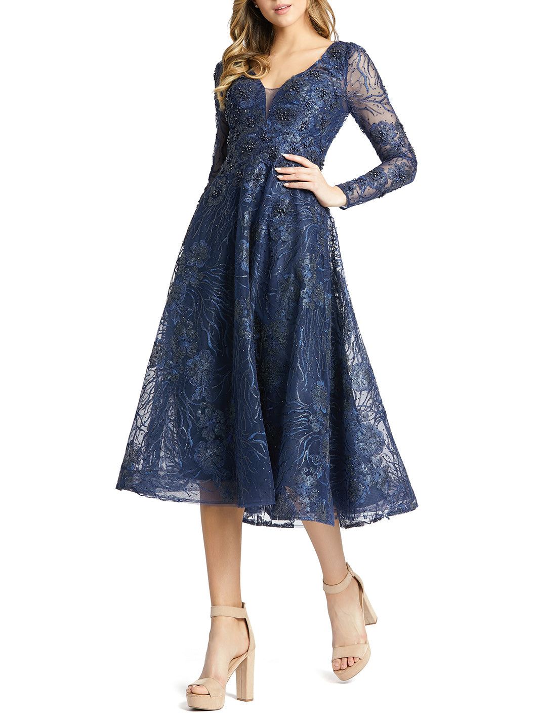 Long Sleeve Midi Dress sold by Lord & Taylor product image thumbnail 5