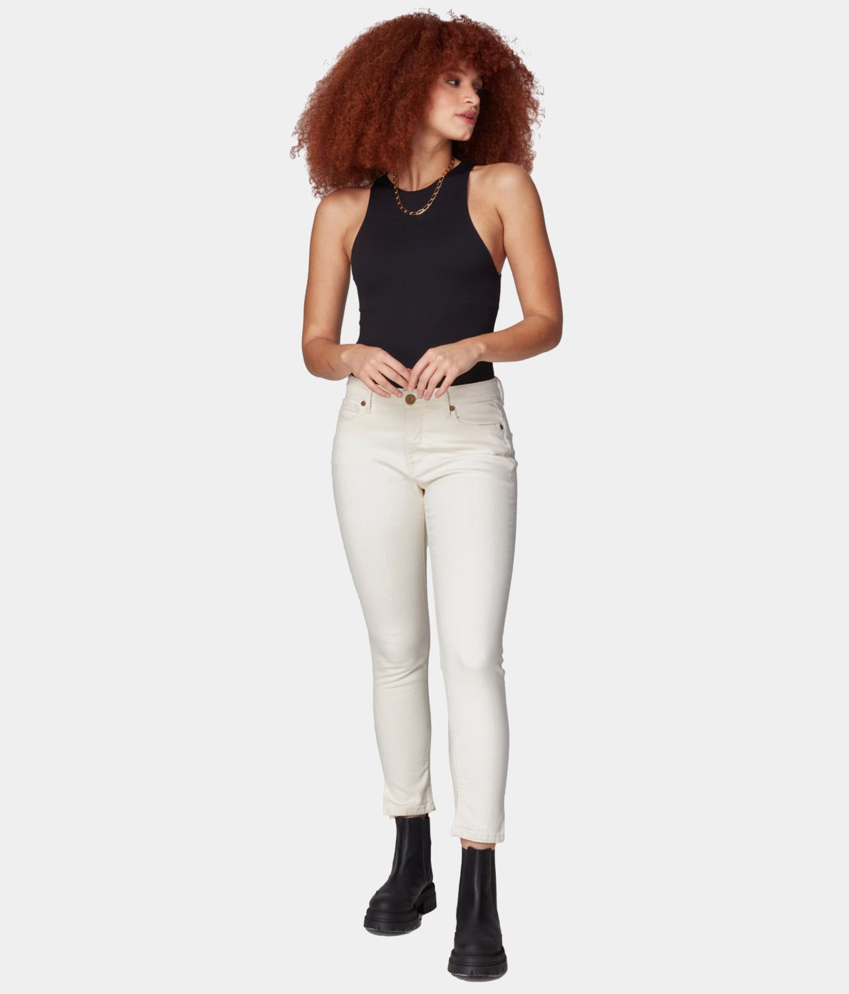 Alexa High Rise Skinny Jeans sold by Lord & Taylor
