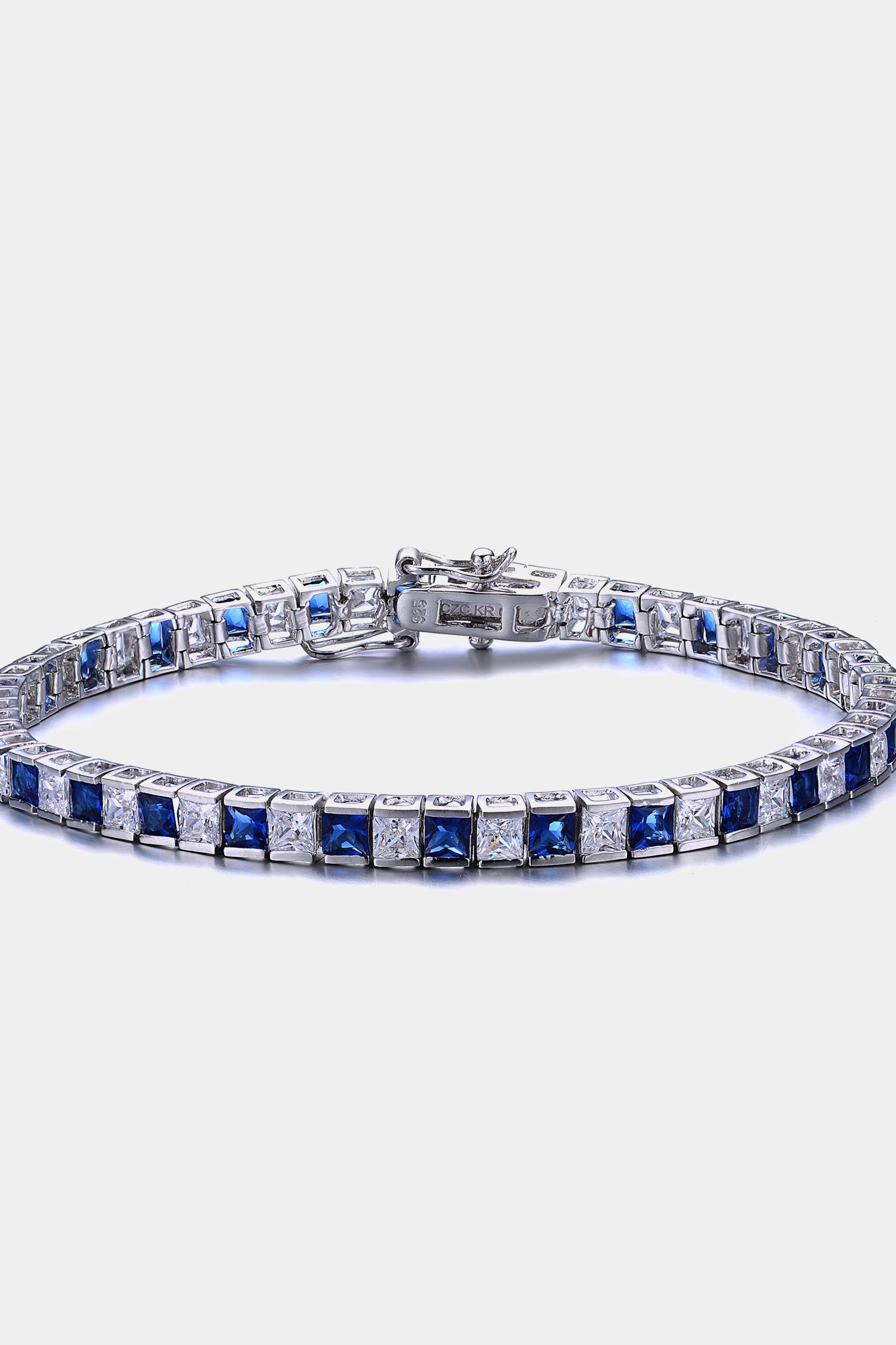 CZ Blue Tennis Bracelet sold by Lord & Taylor product image thumbnail 2