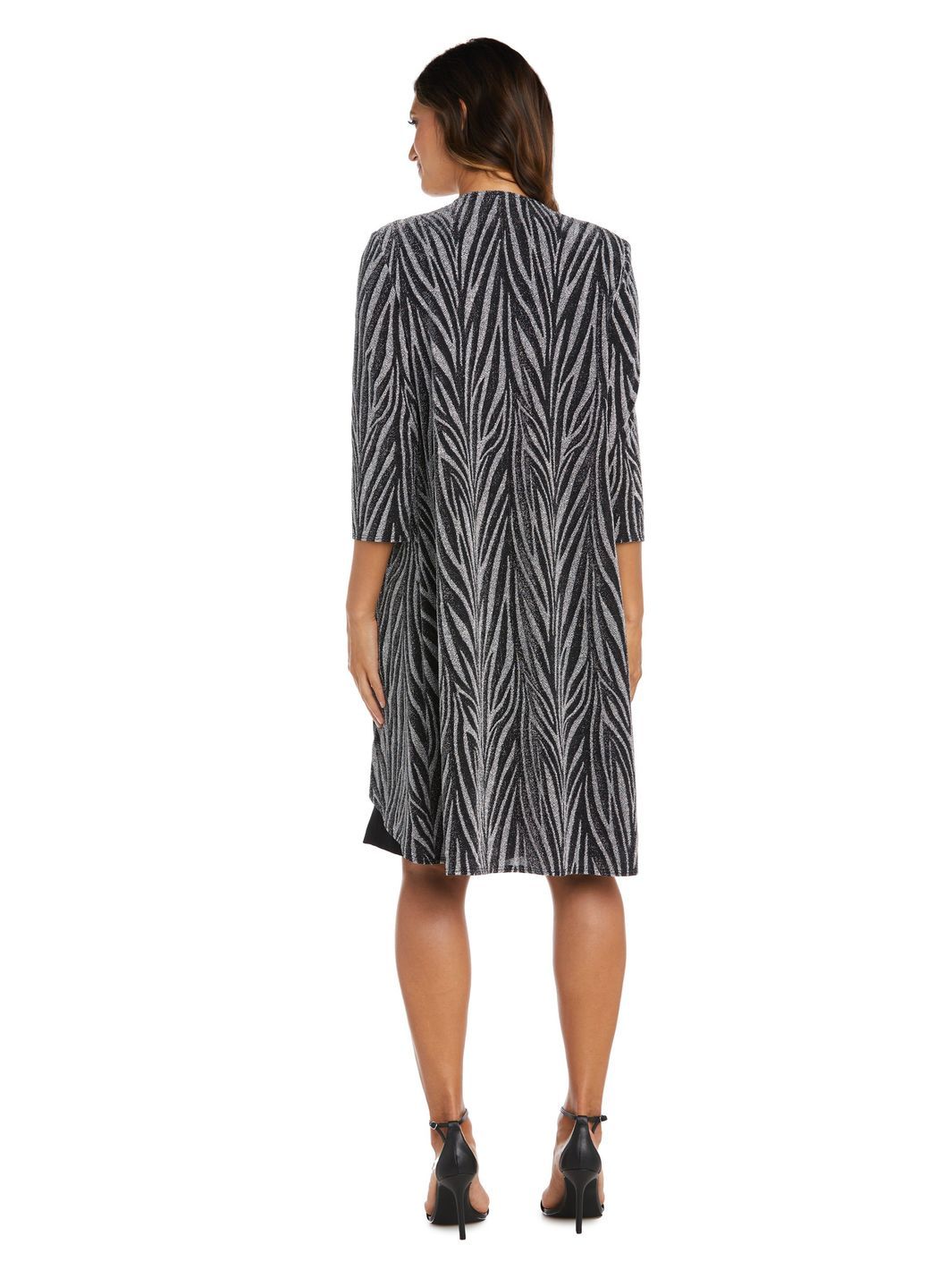 Two-Piece Metallic Knit Jacket Dress sold by Lord & Taylor product image thumbnail 2