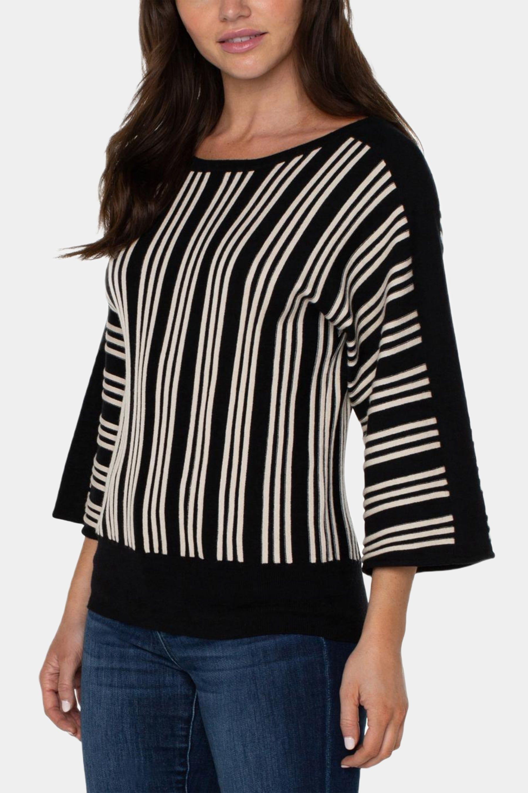 Dolman Striped Sweater sold by Lord & Taylor product image thumbnail 3