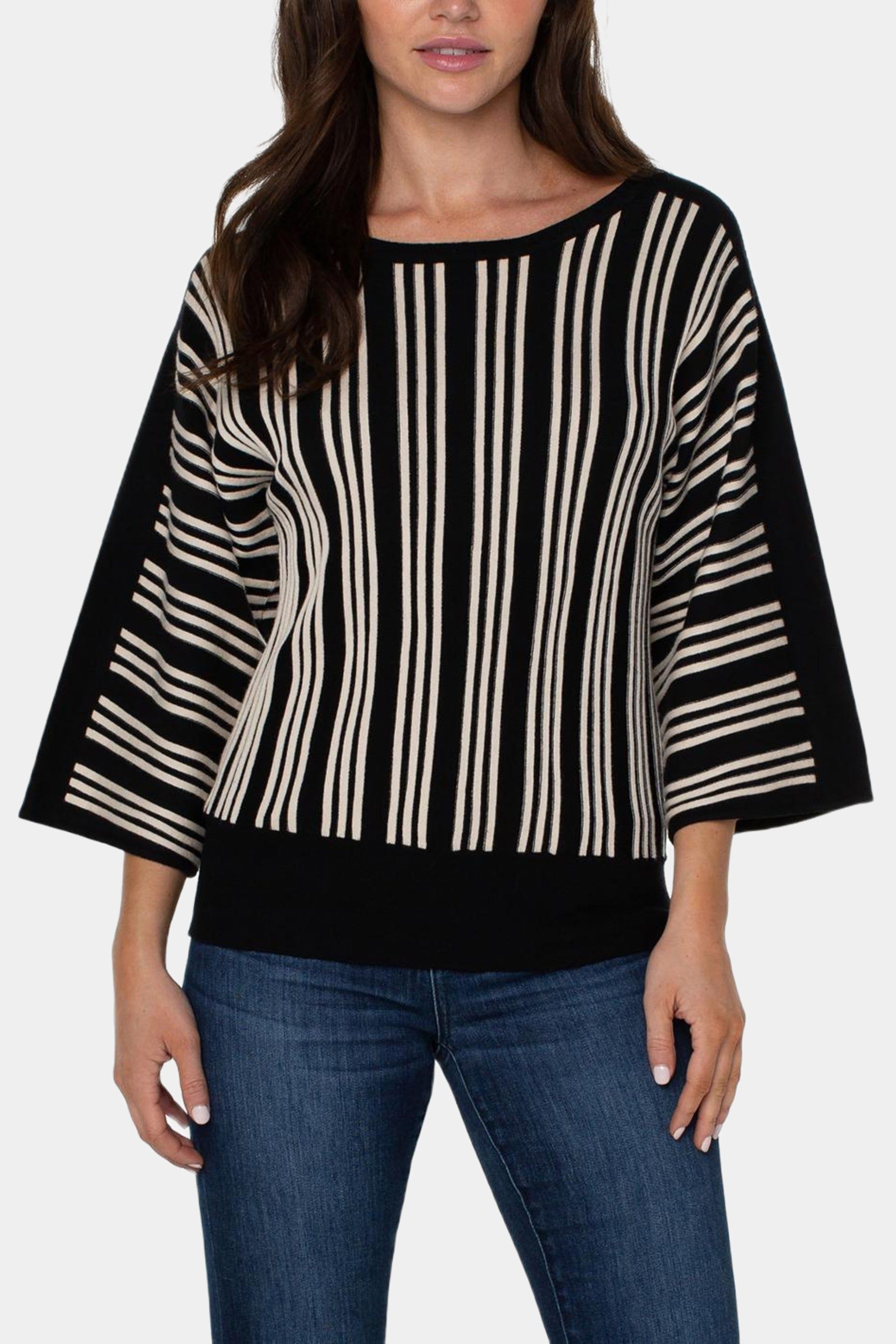 Dolman Striped Sweater sold by Lord & Taylor