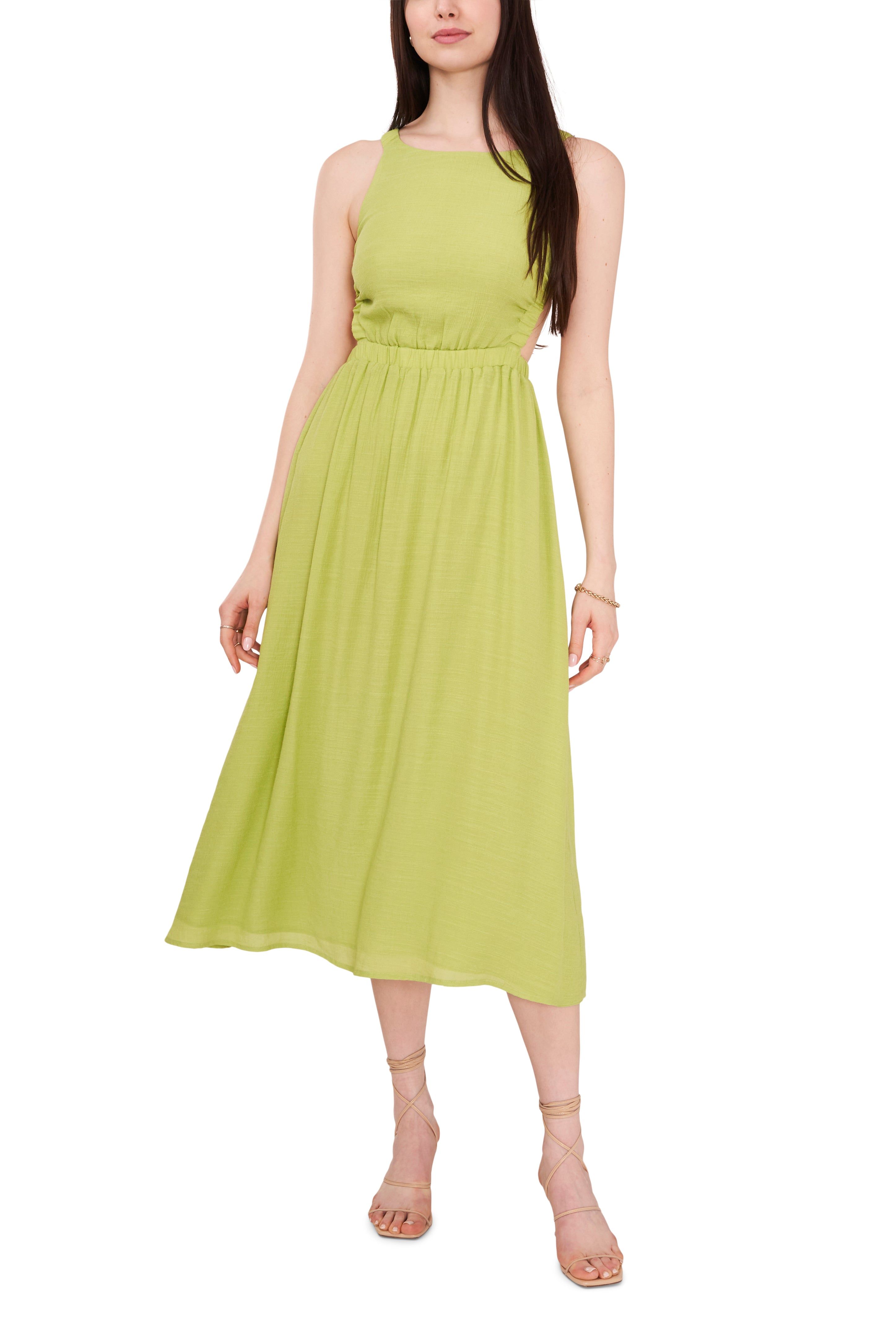 Sleeveless Back Cut-Out Midi Dress sold by Lord & Taylor product image thumbnail 4