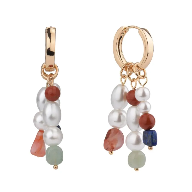 Pearl Bead Huggie Hoop Earrings sold by Lord & Taylor
