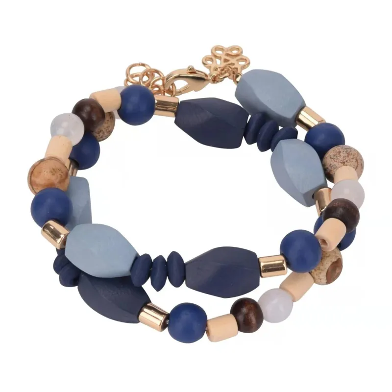 Mixed Bead Wrap Bracelet sold by Lord & Taylor