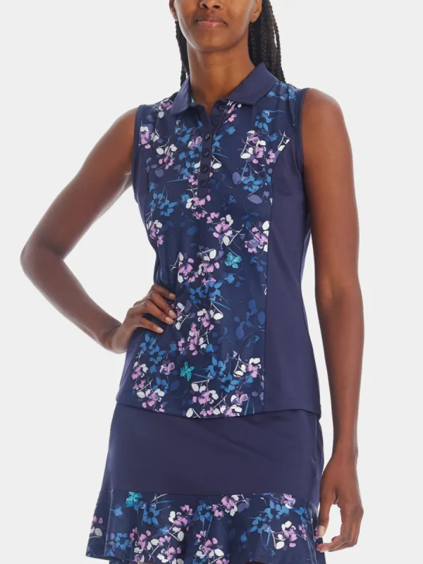 Printed Sleeveless Golf Polo sold by Lord & Taylor
