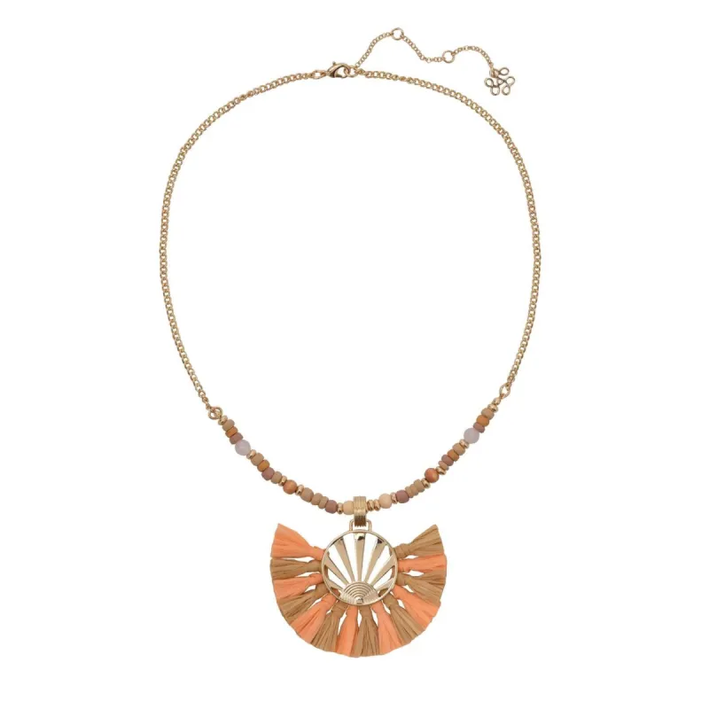 Tassel Fringe Pendant Necklace sold by Lord & Taylor