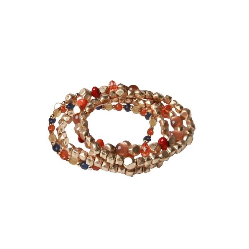Mixed Bead 5piece Stretch Bracelet Set sold by Lord & Taylor