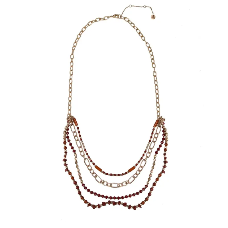Multi Row Beaded Necklace sold by Lord & Taylor
