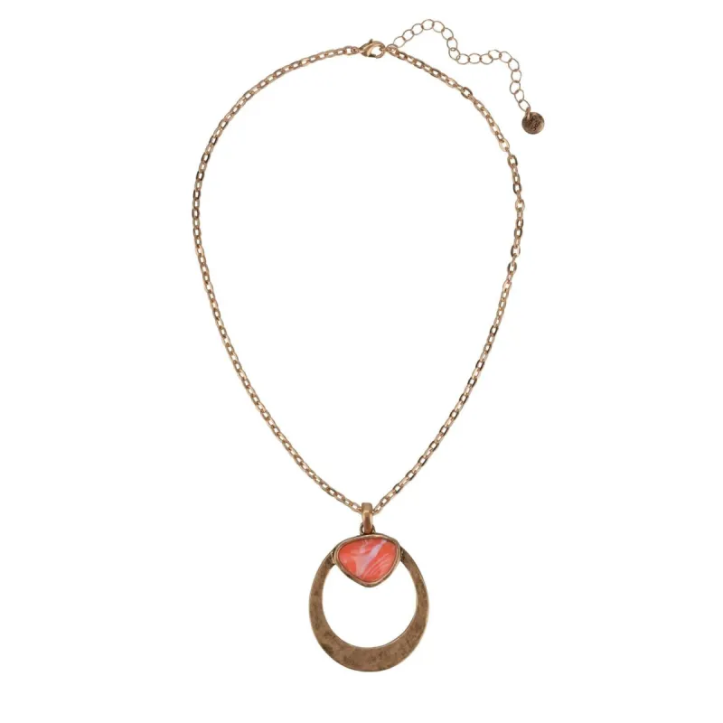 Open Ring Pendant Necklace sold by Lord & Taylor