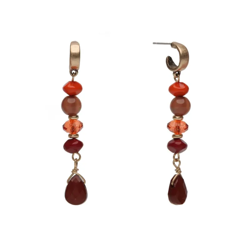Multi Bead Linear Earrings sold by Lord & Taylor