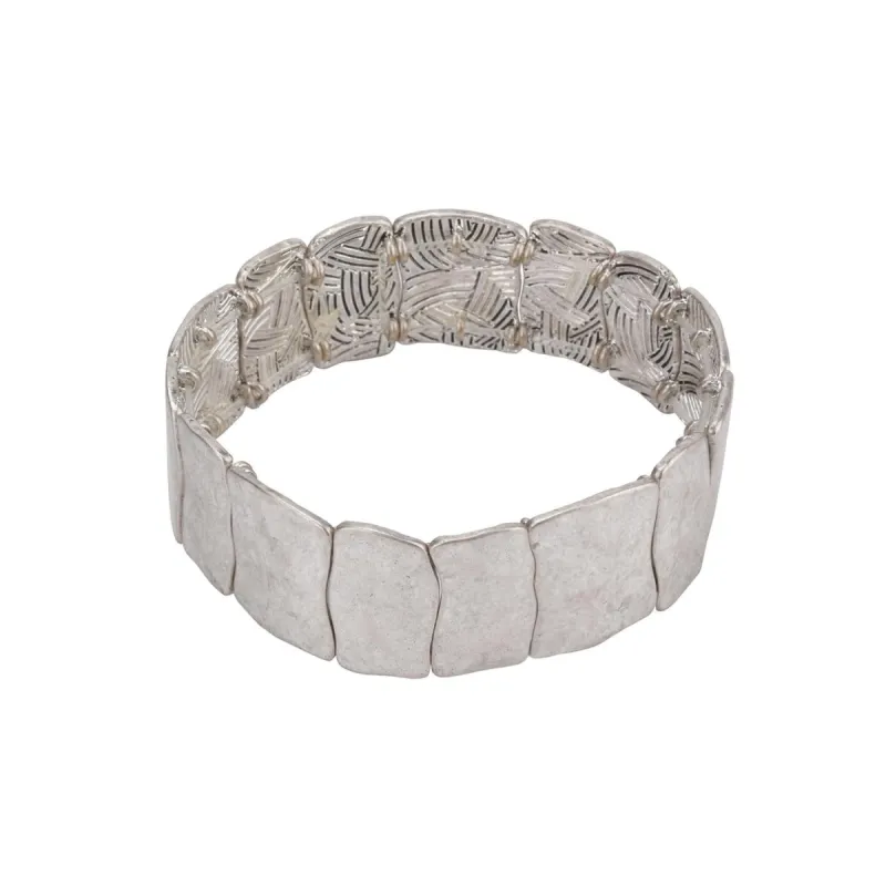 Wide Casted Stretch Bracelet sold by Lord & Taylor