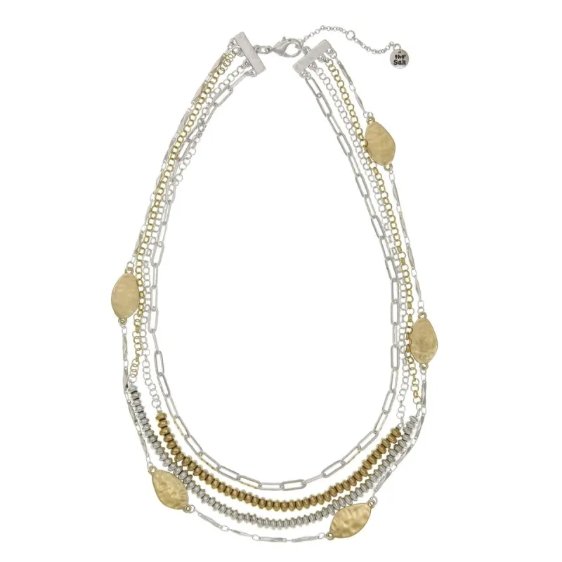 Multi Row Chain Necklace sold by Lord & Taylor