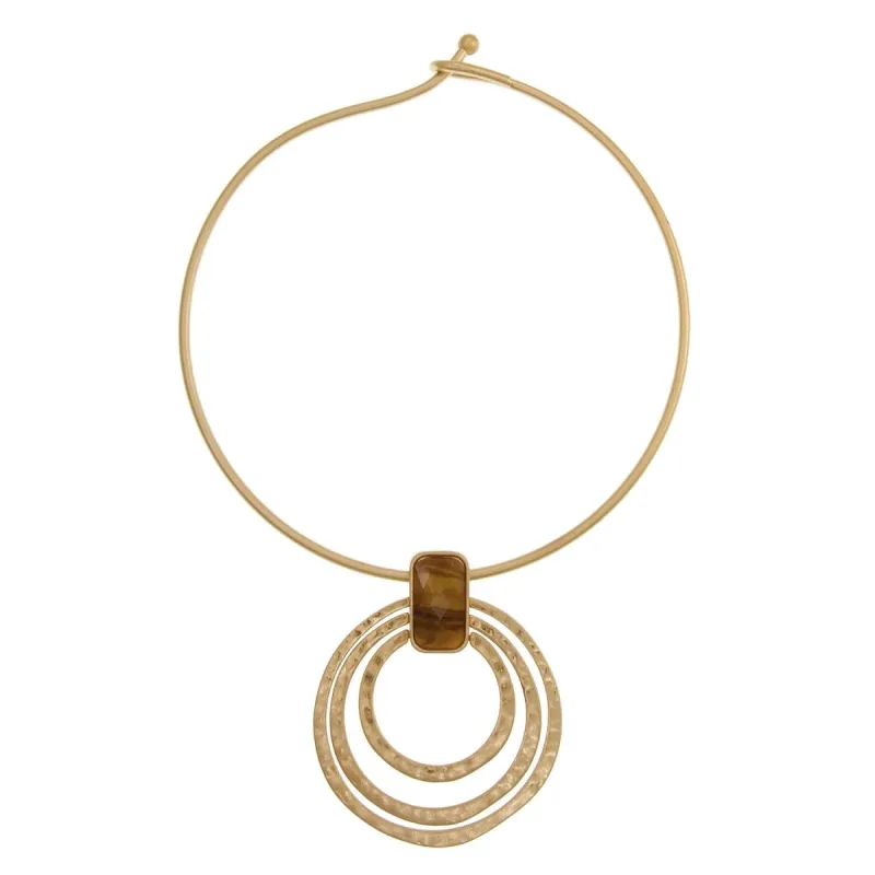 Multi Ring Coil Necklace sold by Lord & Taylor