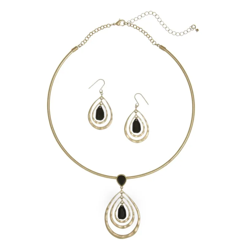Teardrop Pendant Necklace and Earring Set sold by Lord & Taylor