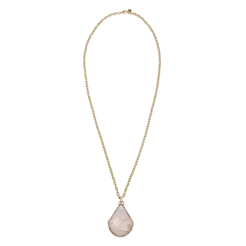 Mother of Pearl Pendant Necklace sold by Lord & Taylor