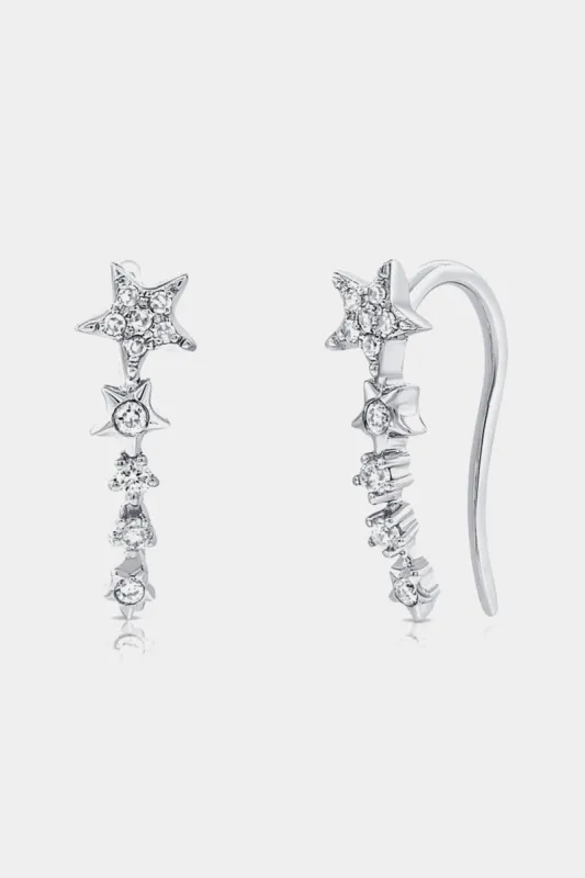Diamond Star Ear Climber Earrings sold by Lord & Taylor