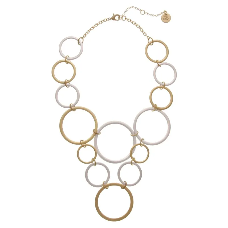 Large Ring Statement Necklace sold by Lord & Taylor