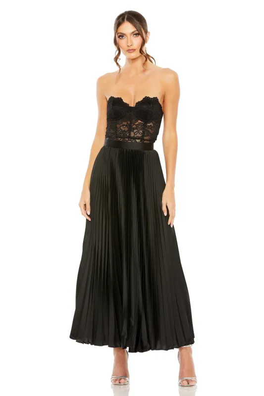 Satin Pleated Skirt sold by Lord & Taylor