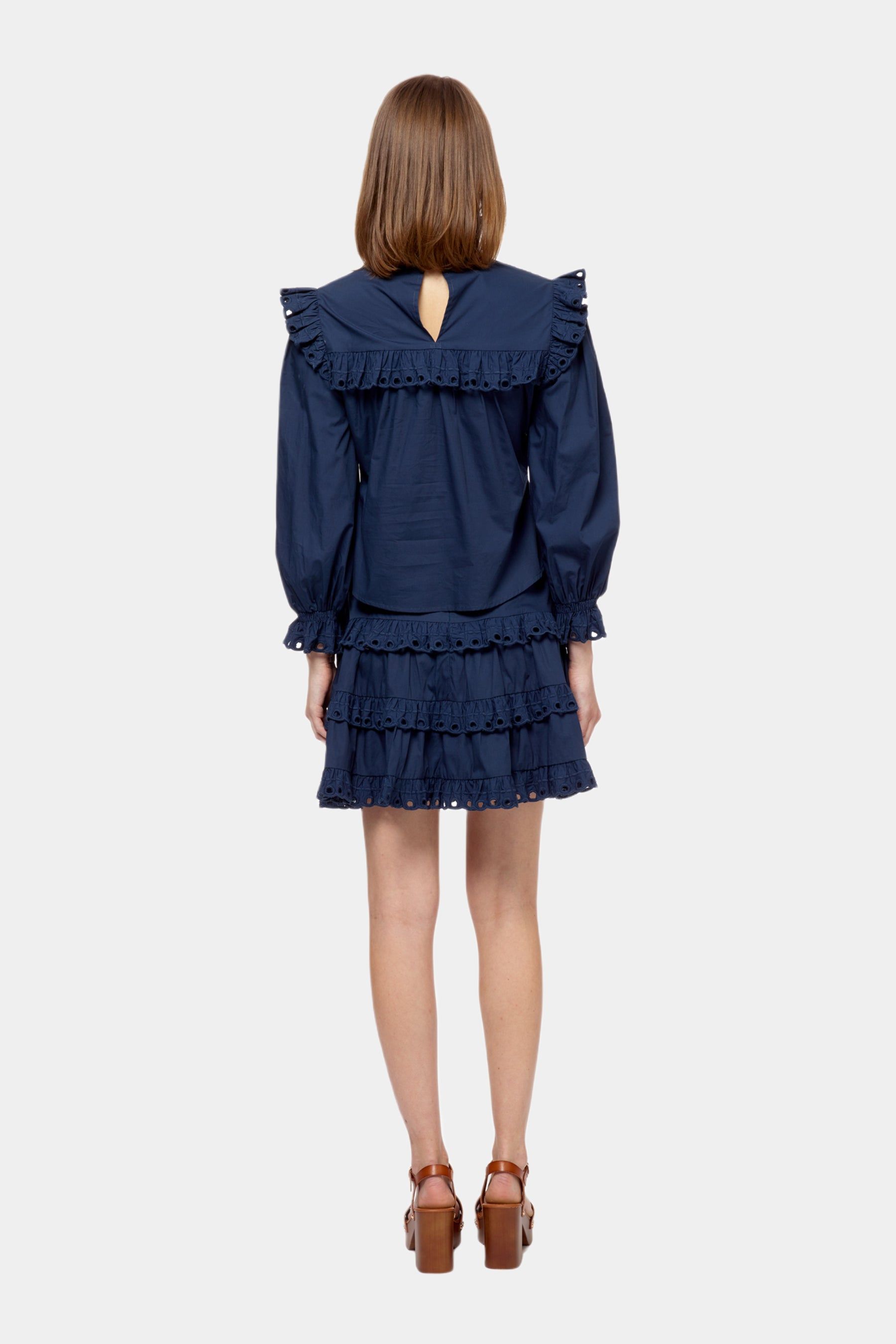 Eyelet Trimmed Blouse sold by Lord & Taylor