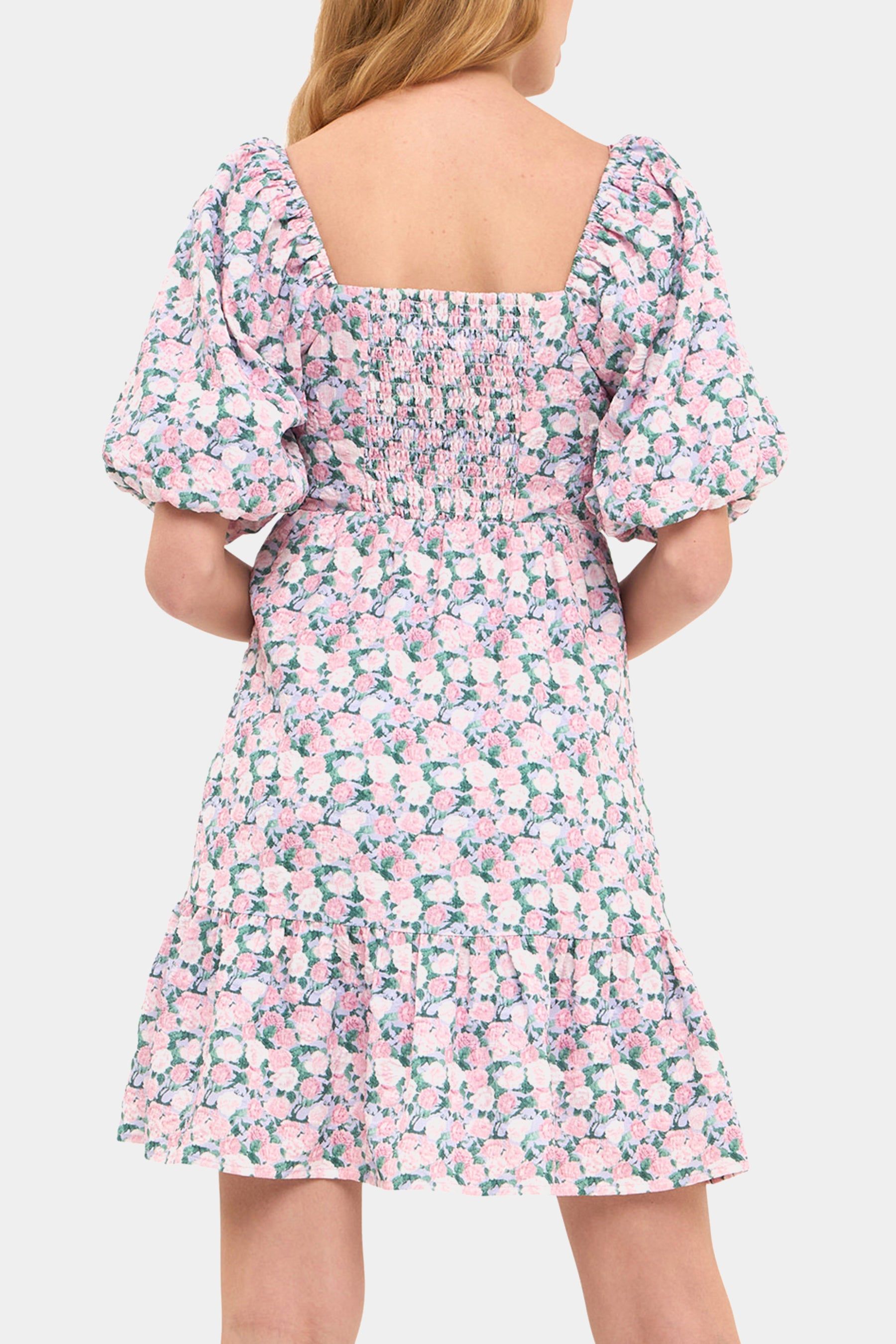 Floral Puff Sleeve Mini Dress sold by Lord & Taylor product image thumbnail 2