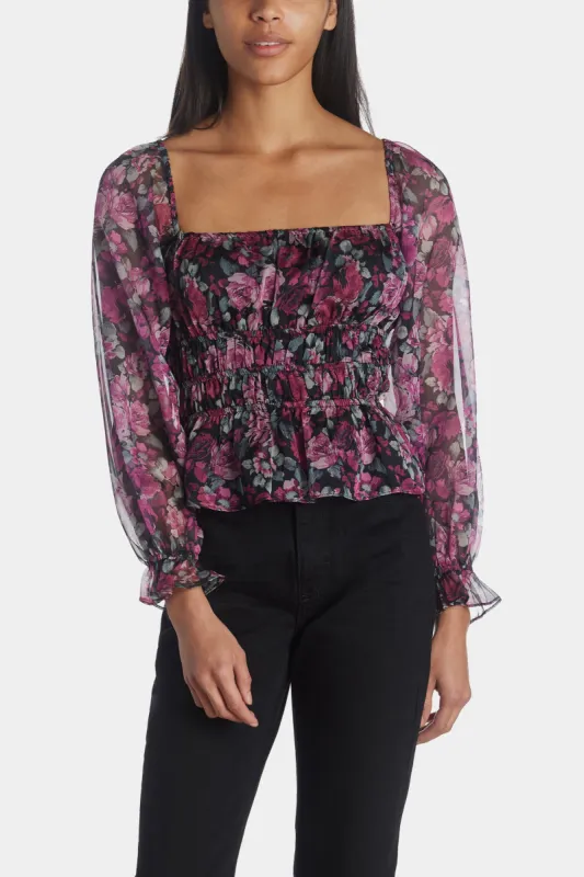 Claire Floral Top sold by Lord & Taylor