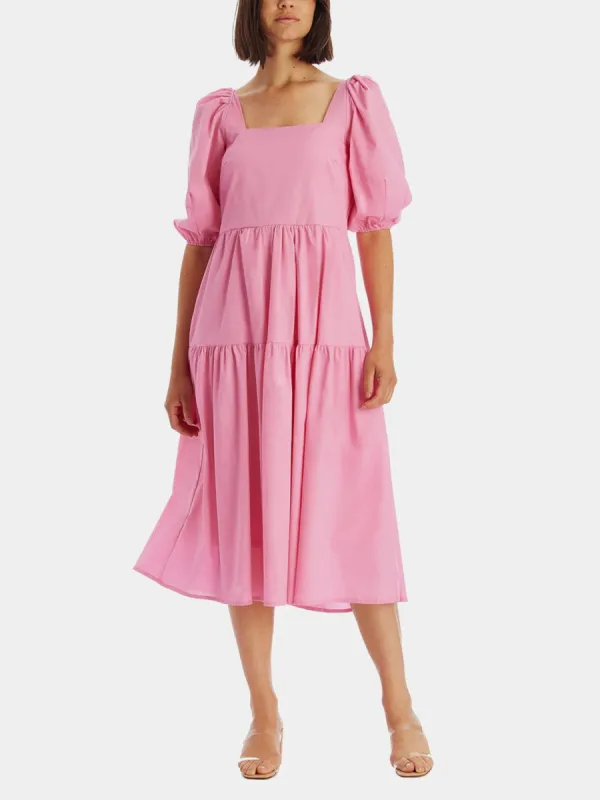 Square Neck Tiered Dress sold by Lord & Taylor