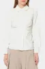 Ruched Smocked Waist Shirt sold by Lord & Taylor