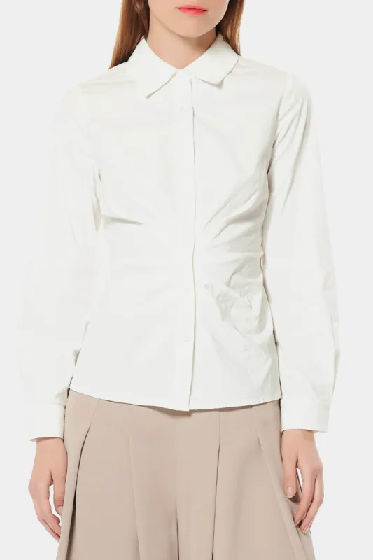Ruched Smocked Waist Shirt sold by Lord & Taylor