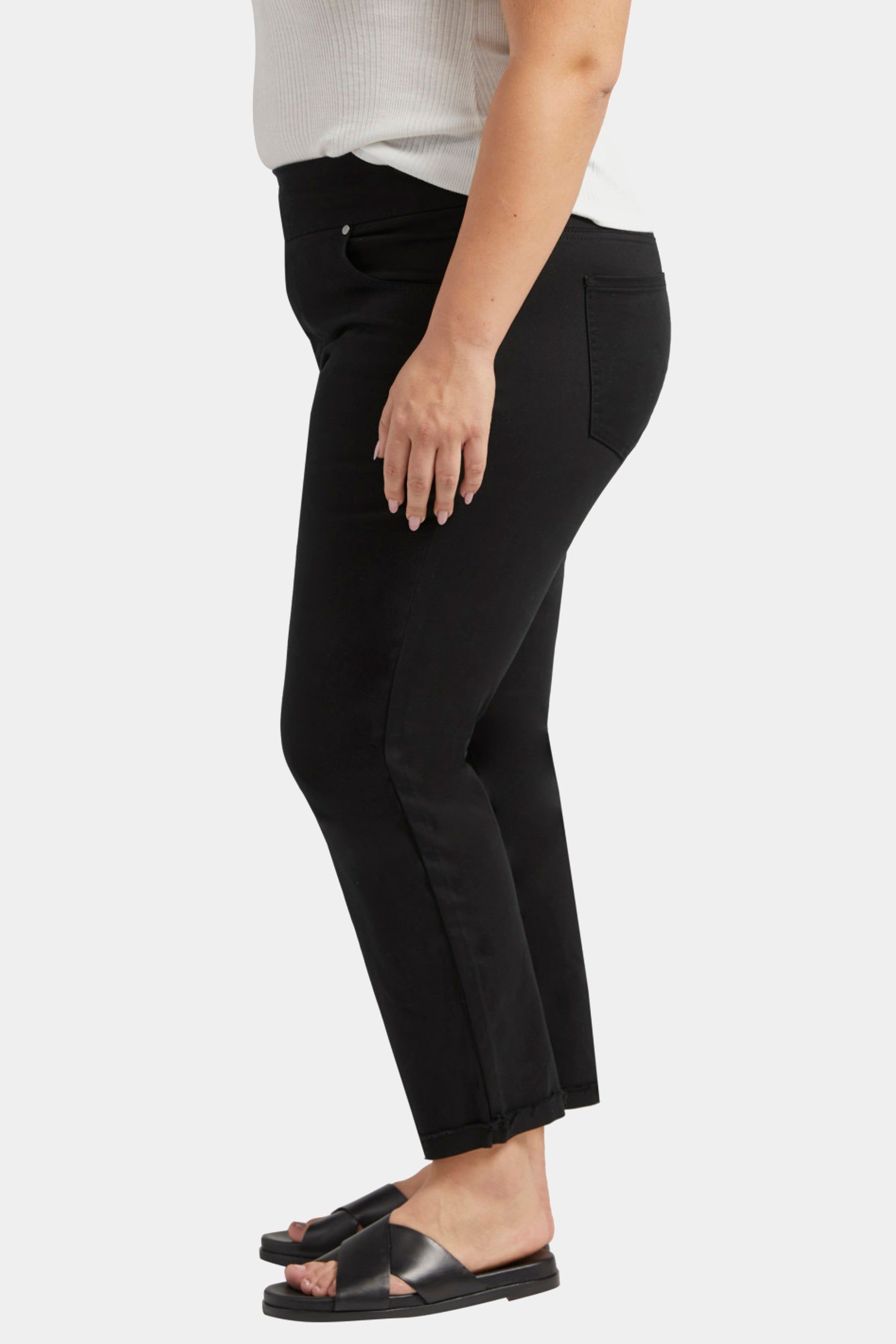Amelia Mid Rise Slim Ankle Pants sold by Lord & Taylor product image thumbnail 3
