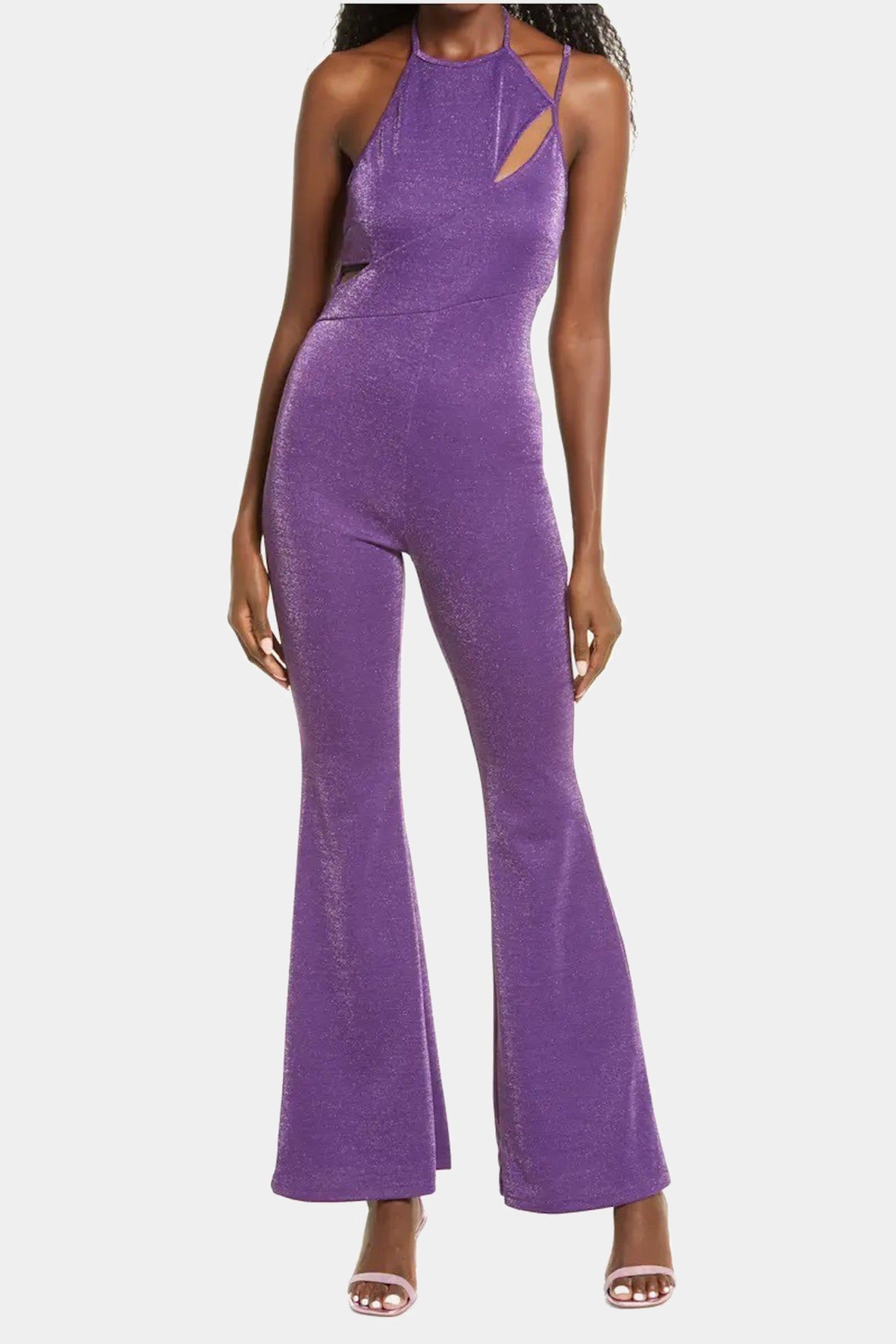 Adhara Cut Out Detail Flared Jumpsuit sold by Lord & Taylor product image thumbnail 3