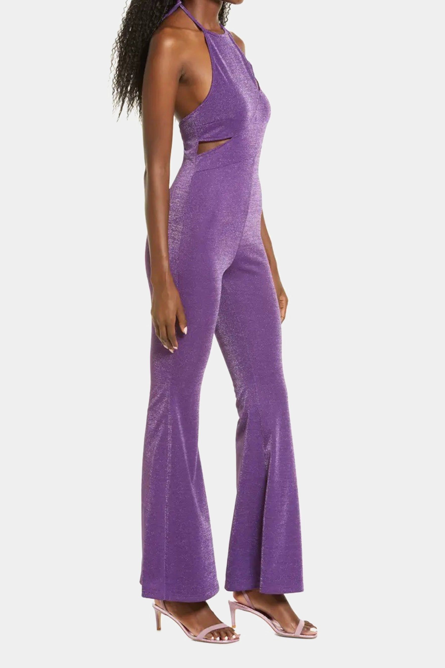 Adhara Cut Out Detail Flared Jumpsuit sold by Lord & Taylor product image thumbnail 4