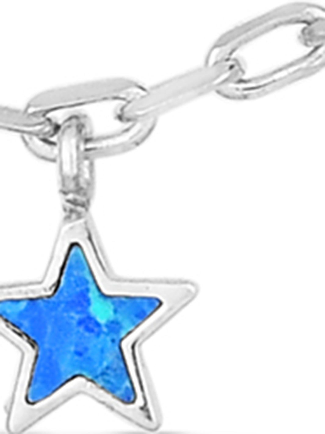 Sterling Silver Opal Star Charm Necklace sold by Lord & Taylor product image thumbnail 2