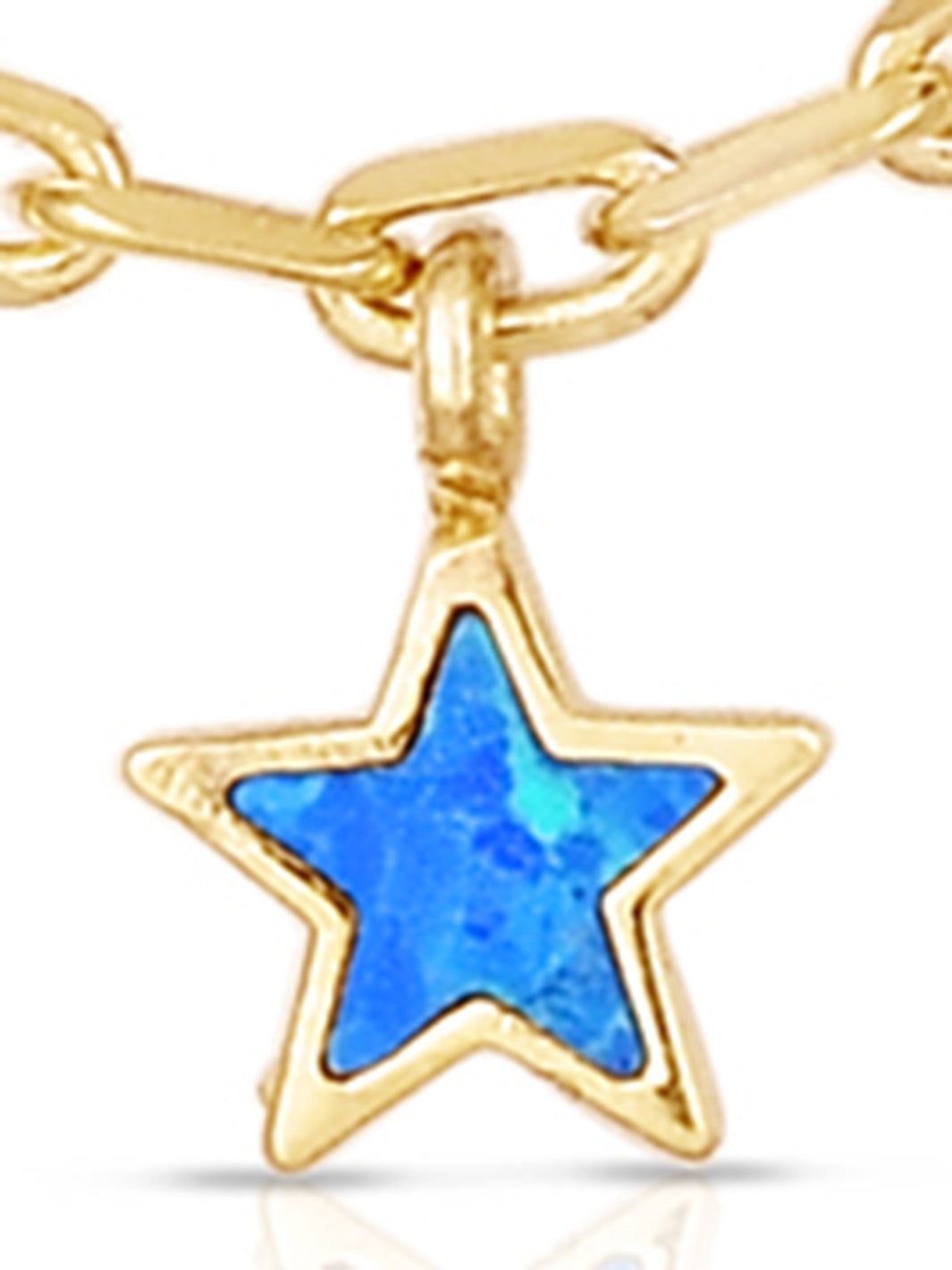 Sterling Silver Opal Star Charm Necklace sold by Lord & Taylor product image thumbnail 4