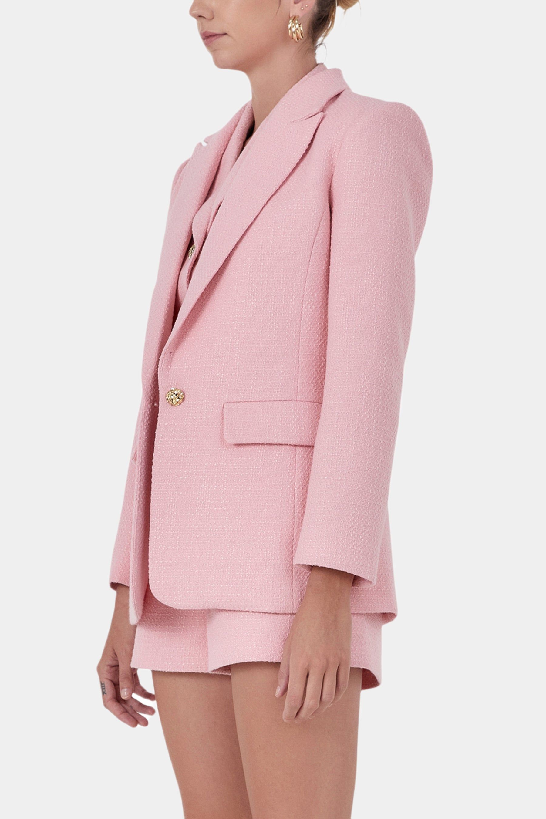 Tweed Single Breast Blazer sold by Lord & Taylor product image thumbnail 4