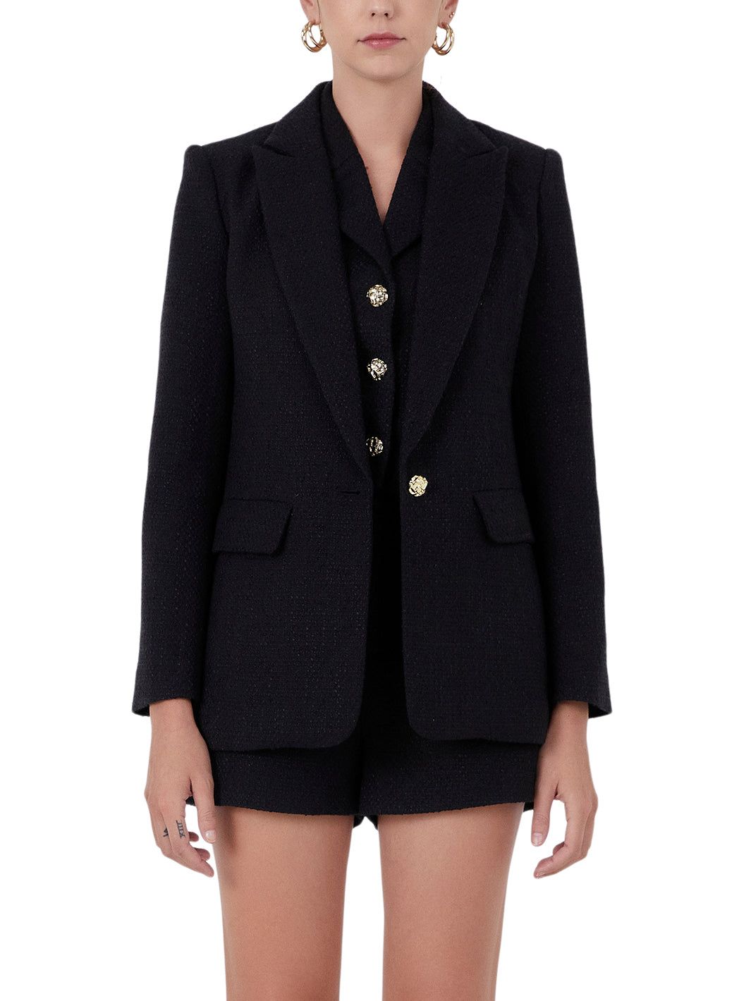 Tweed Single Breast Blazer sold by Lord & Taylor product image thumbnail 12